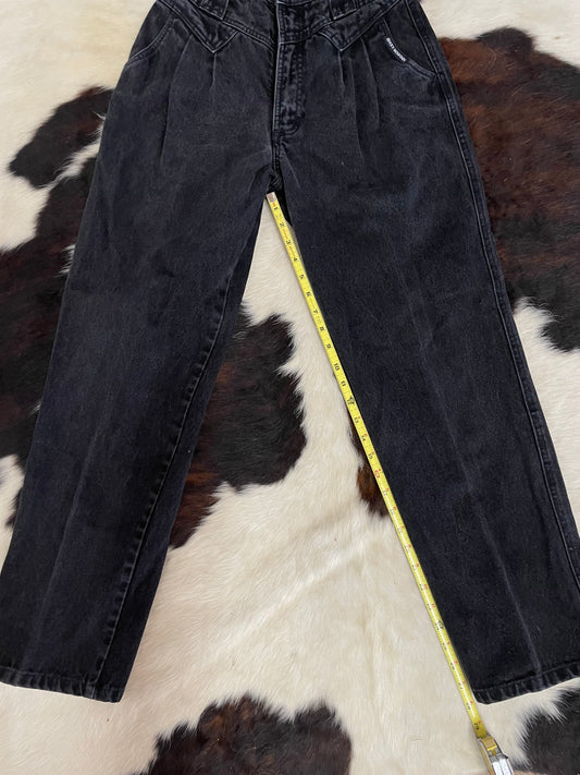 Vintage Rockies Black Denim jeans Size 9 x 30