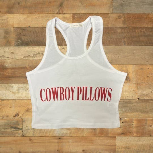 Cowboy Pillows Cropped Tank Top