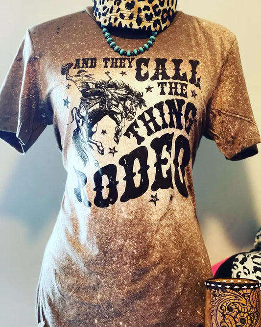 "They call it Rodeo" Graphic TShirt