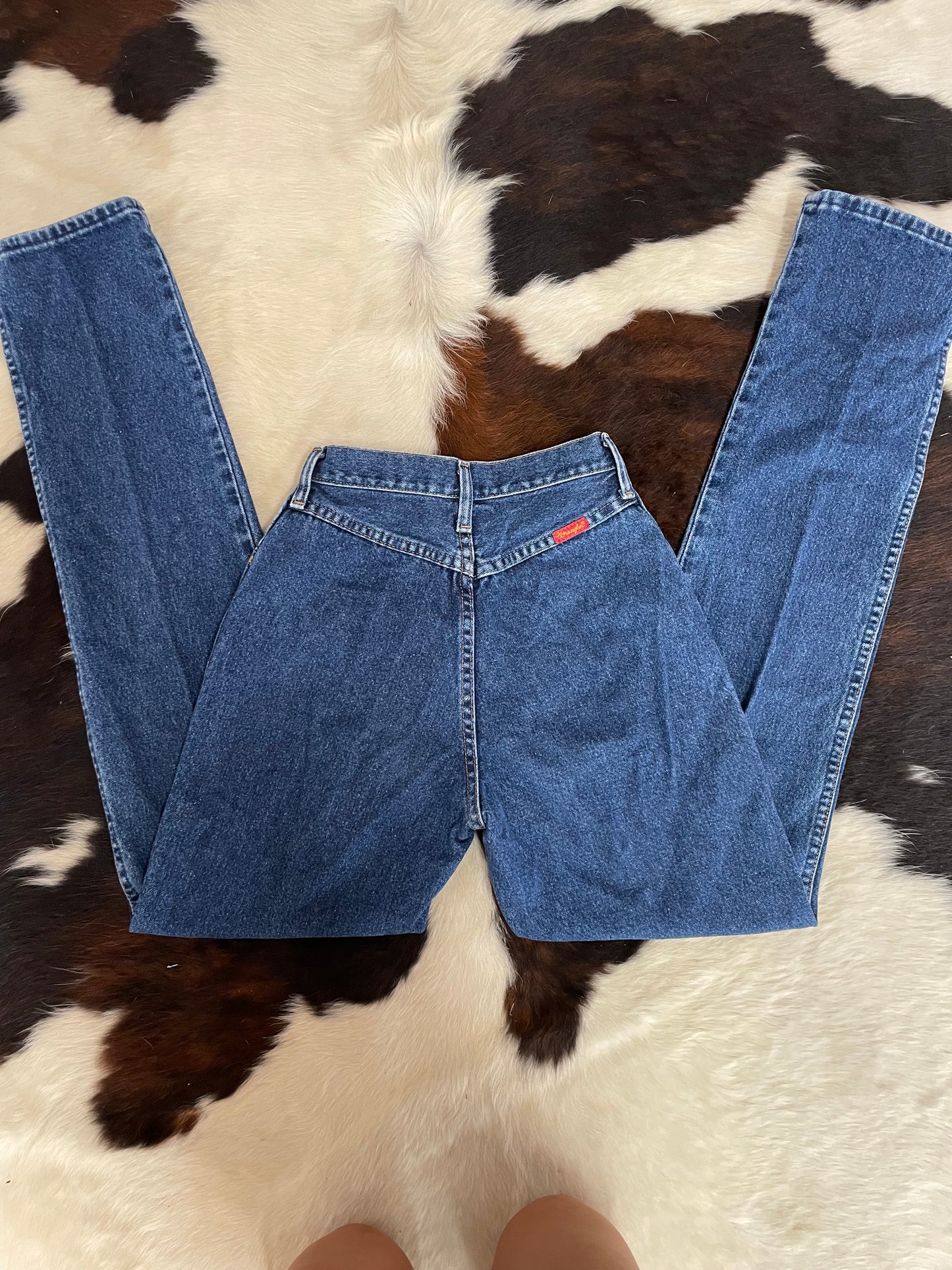 Vintage Wrangler Bareback Blue Denim Jeans Size 3/4 X 34