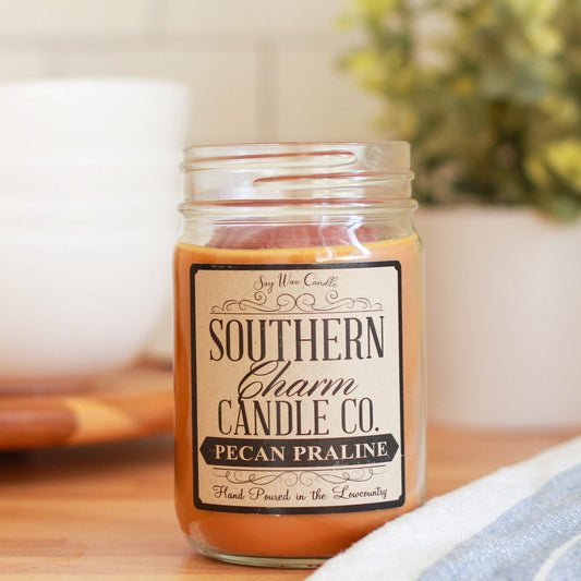 PECAN PRALINE CANDLE 12 OZ